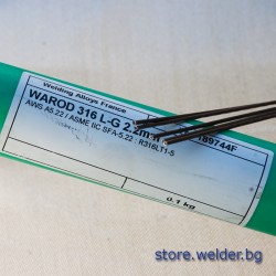 Пръчки неръждаем тръбен ВИГ тел, WAROD 316L-G